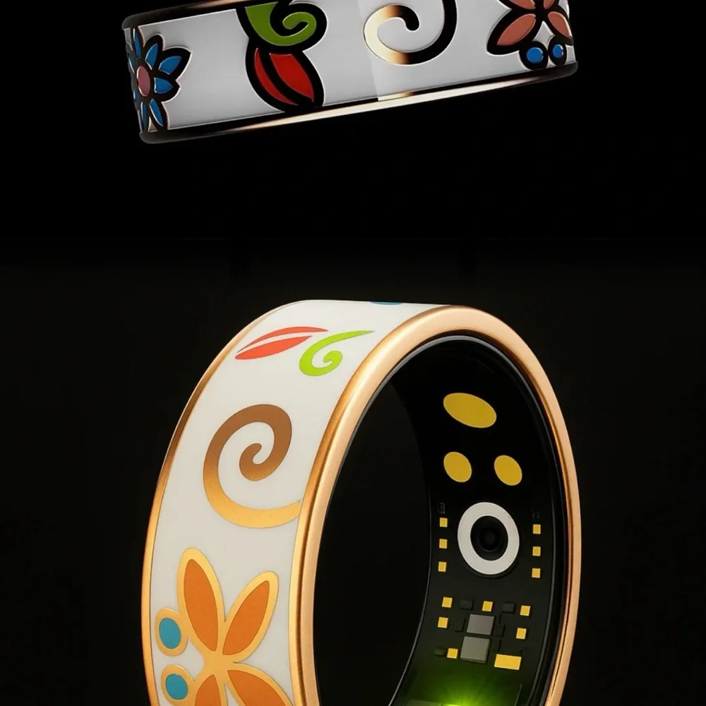 Colorful Floral Design Smart Bracelet